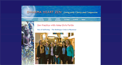 Desktop Screenshot of dharmaheartzen.com